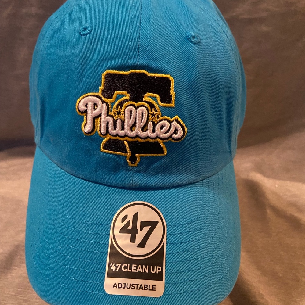NEW Men’s Philadelphia Phillies ‘47 Brand City Connect Adjustable Hat Blue